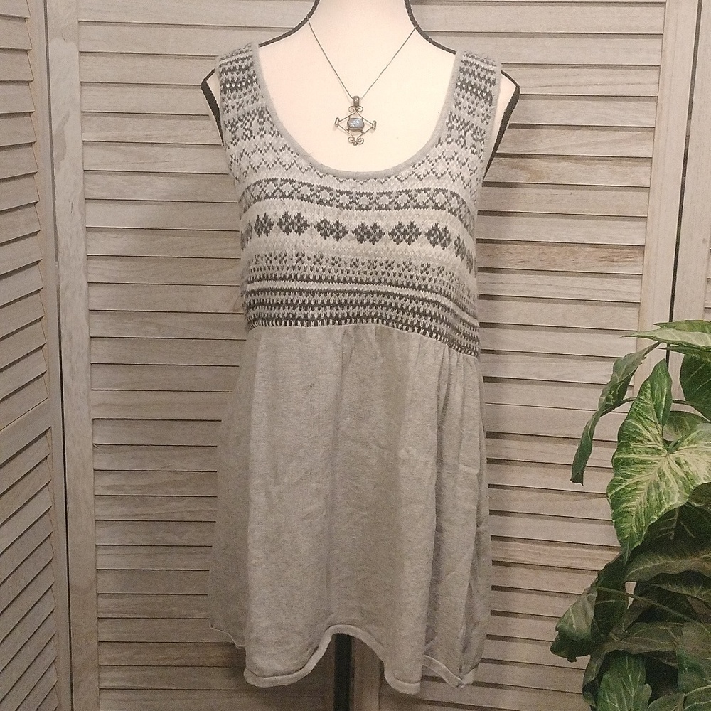 ⚜️ Old Navy Y2K Fair Isle Tunic Sweater